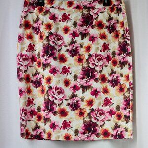 Alannah Hill Floral Print Pencil Skirt, Size AU14/US10
